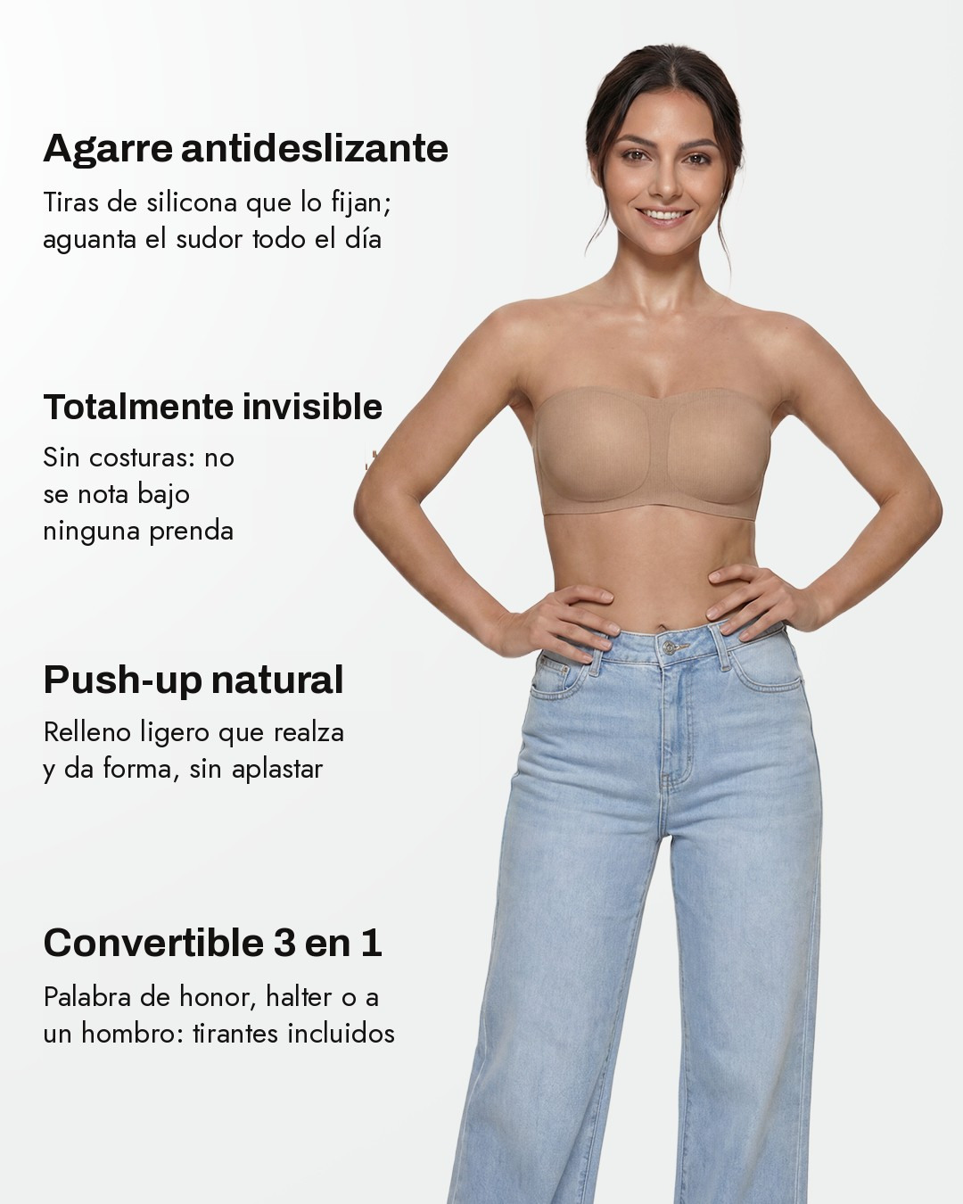 Sujetador sin tirantes invisible – imagen 2