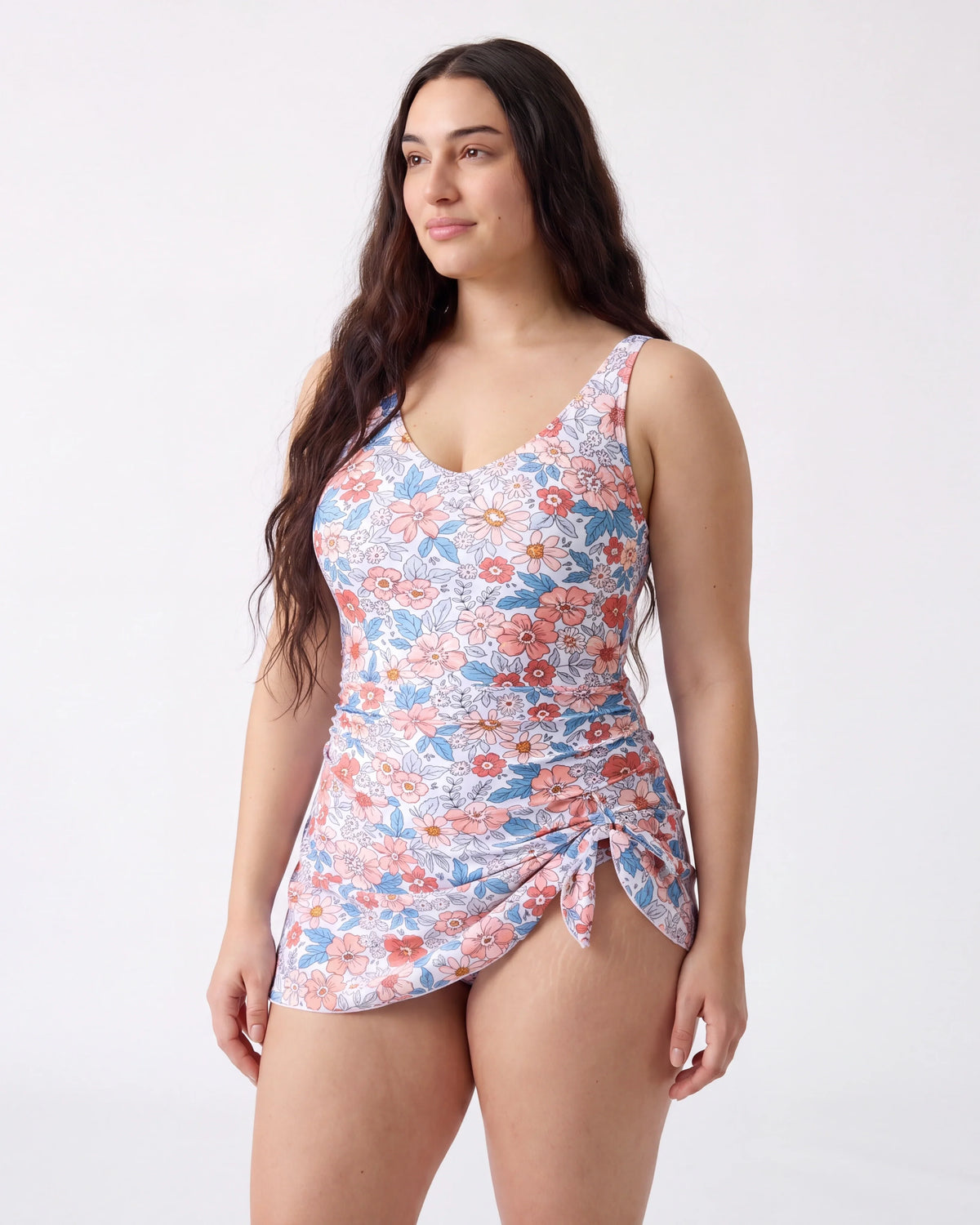 Bañador vestido moldeador 2 en 1