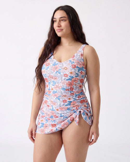 Bañador vestido moldeador 2 en 1