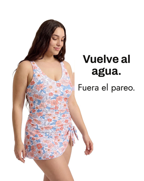 Bañador vestido moldeador 2 en 1