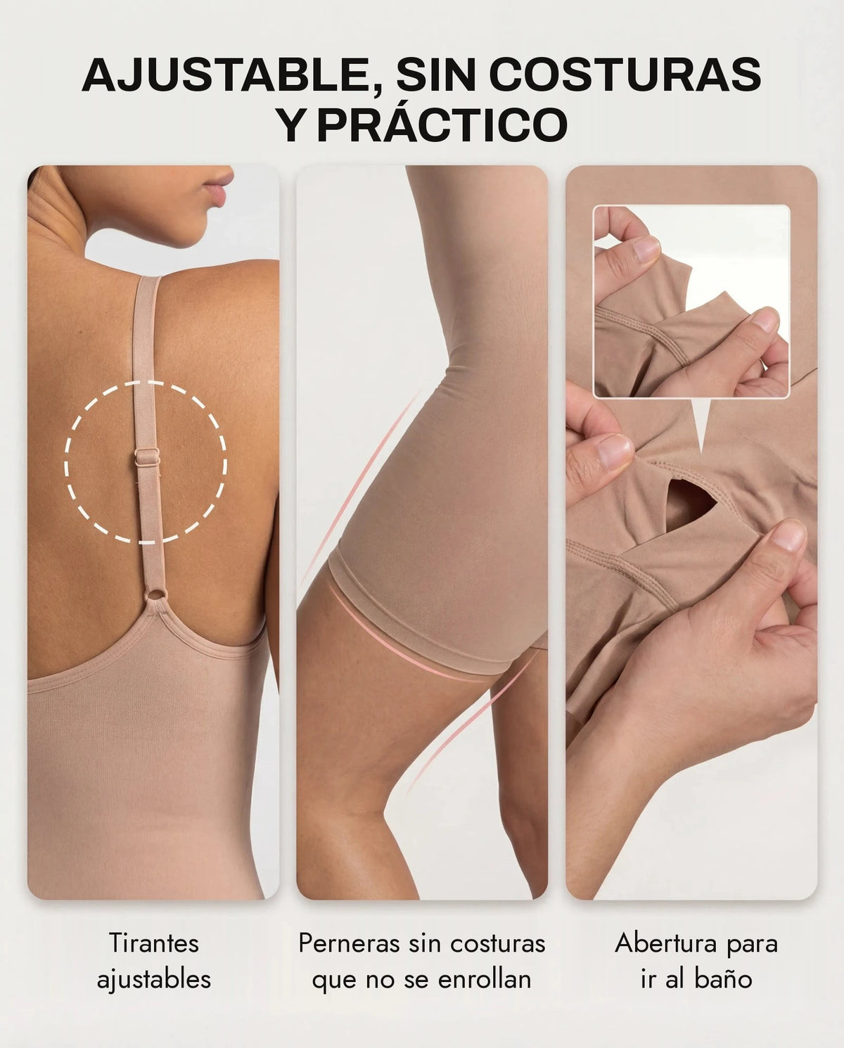 Body moldeador con compresión por zonas – imagen 6