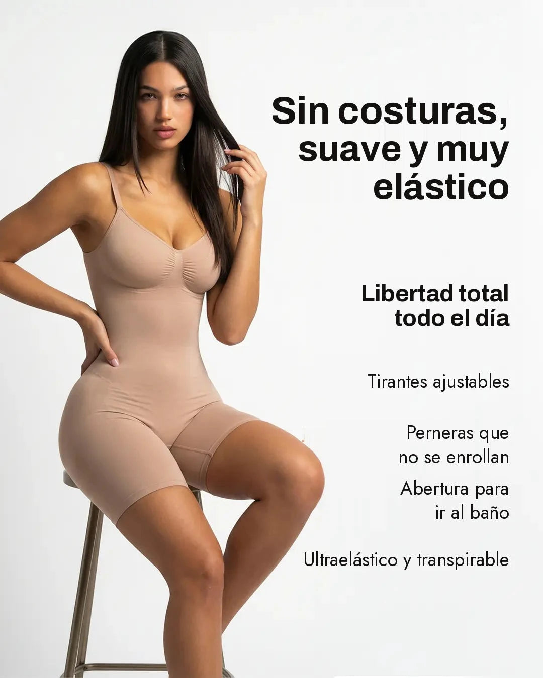 Body moldeador con compresión por zonas – imagen 7