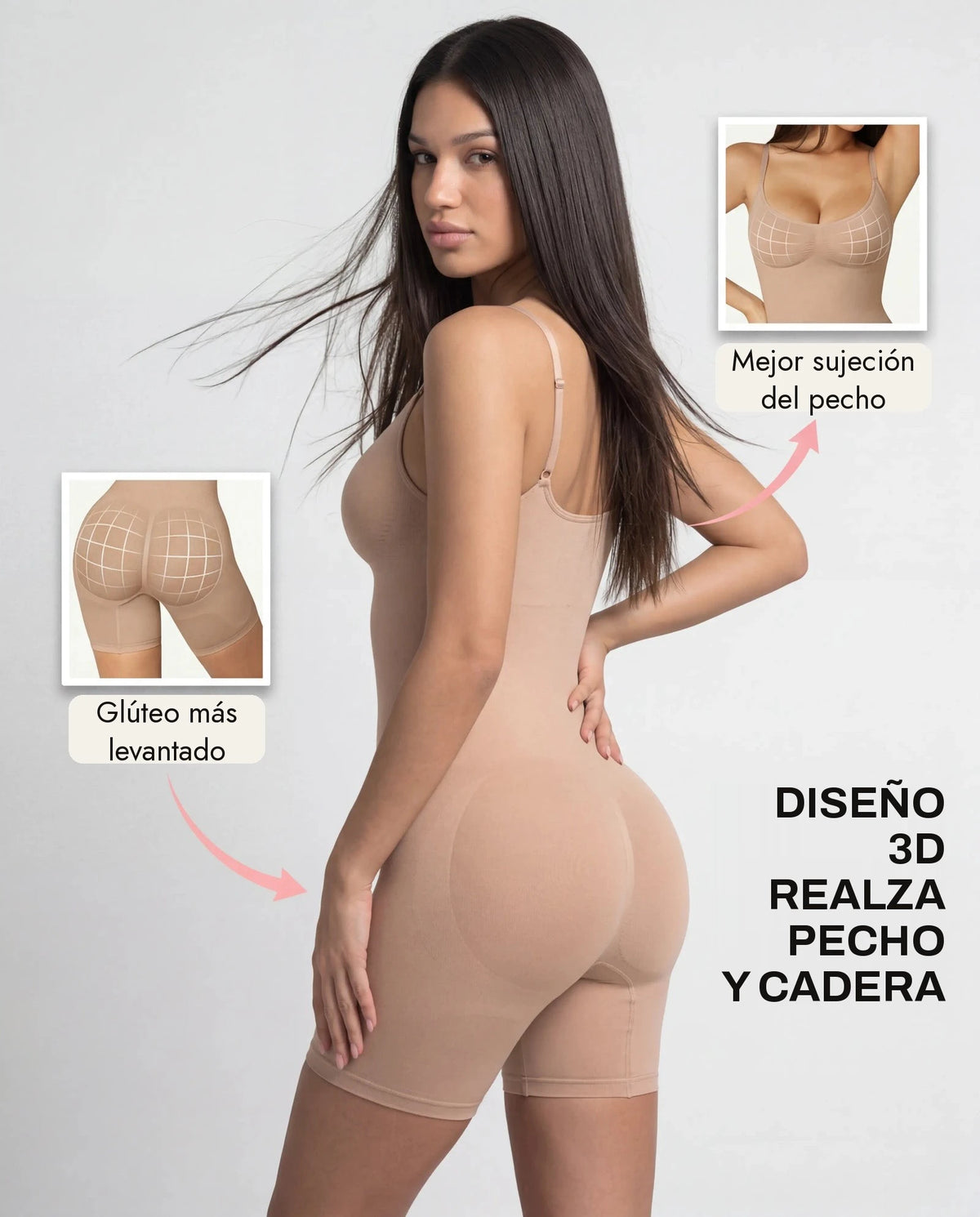 Body moldeador con compresión por zonas – imagen 9