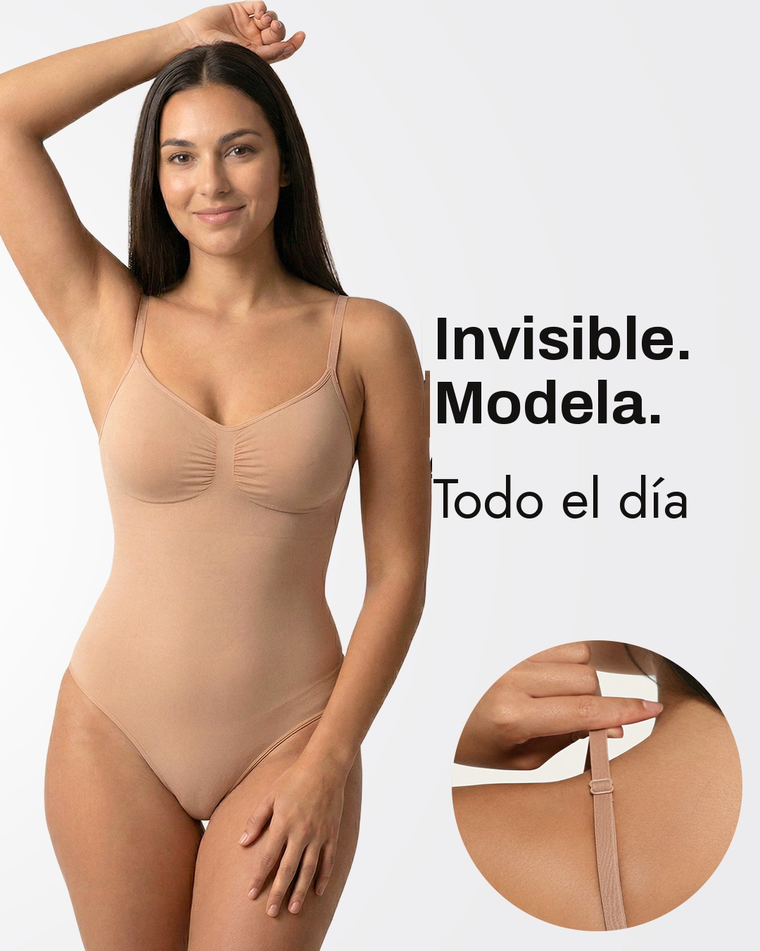 Body moldeador invisible con tanga