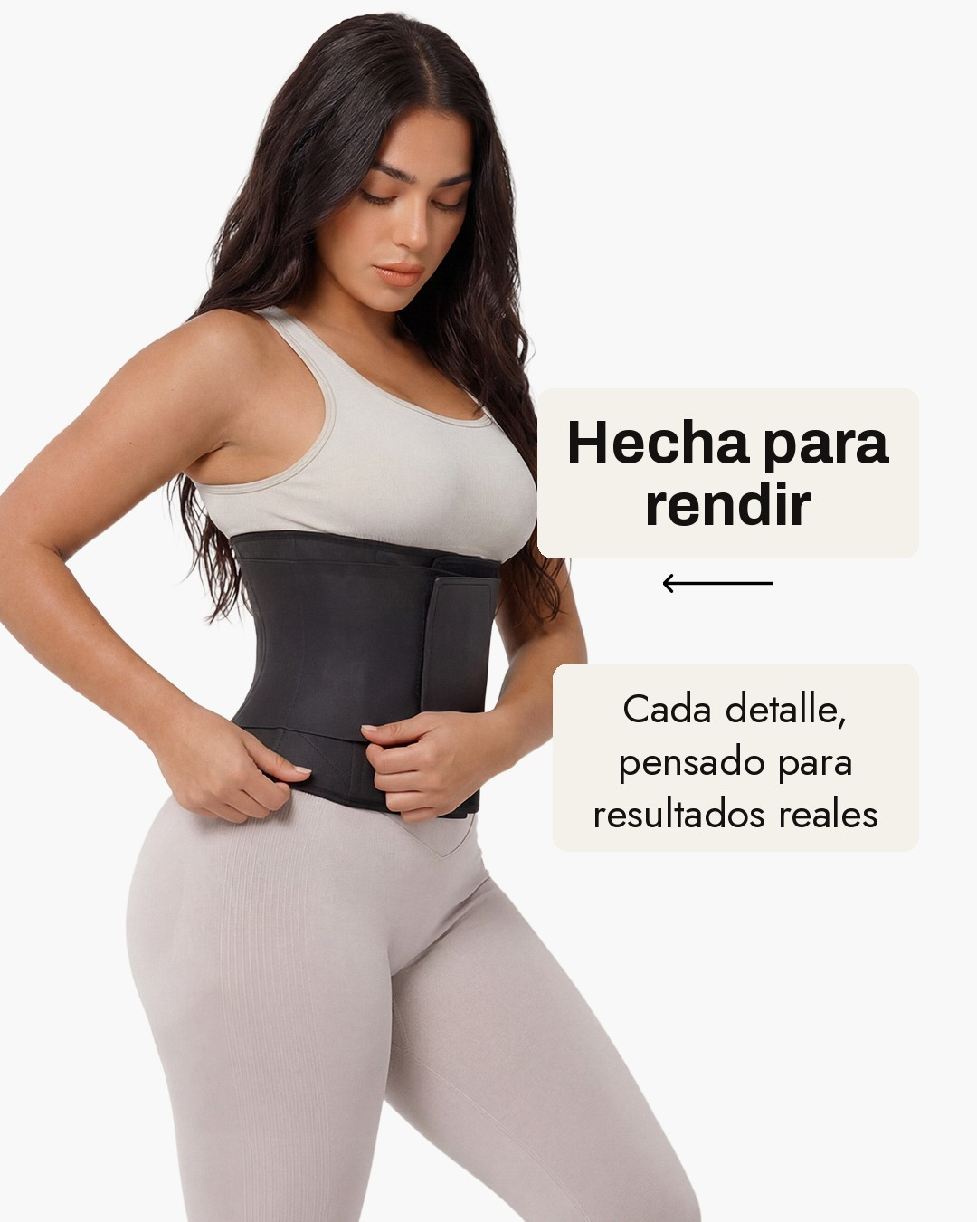 Faja reductora de cintura con triple ajuste – imagen 7