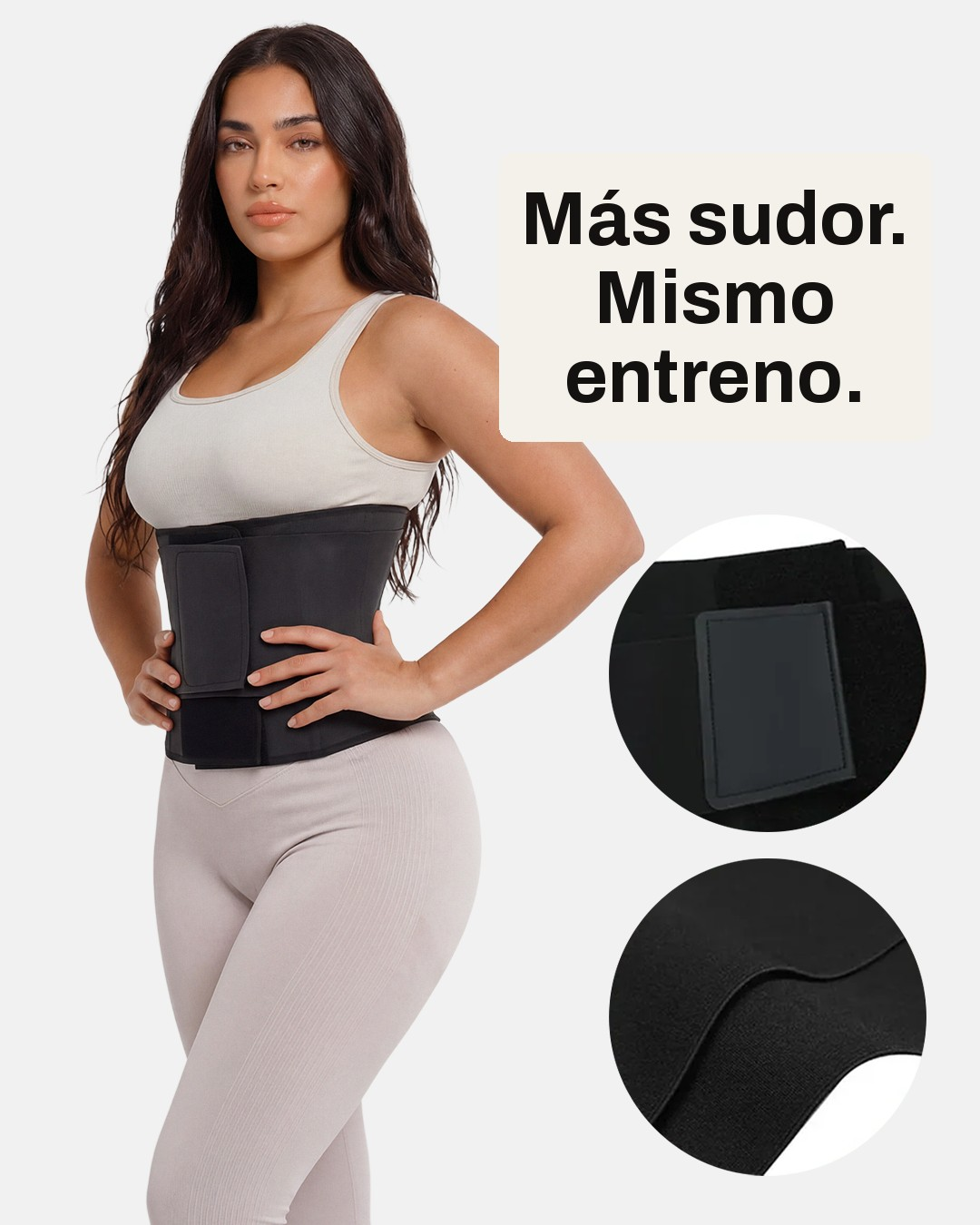 Faja reductora de cintura con triple ajuste – imagen 10