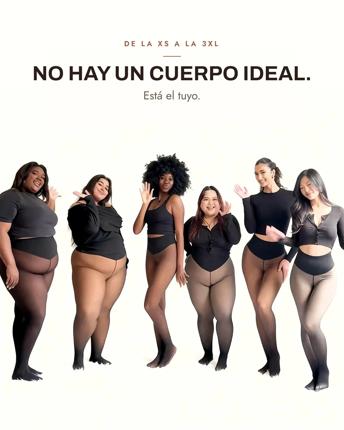 Medias térmicas efecto piel ALIBI de la XS a la 3XL