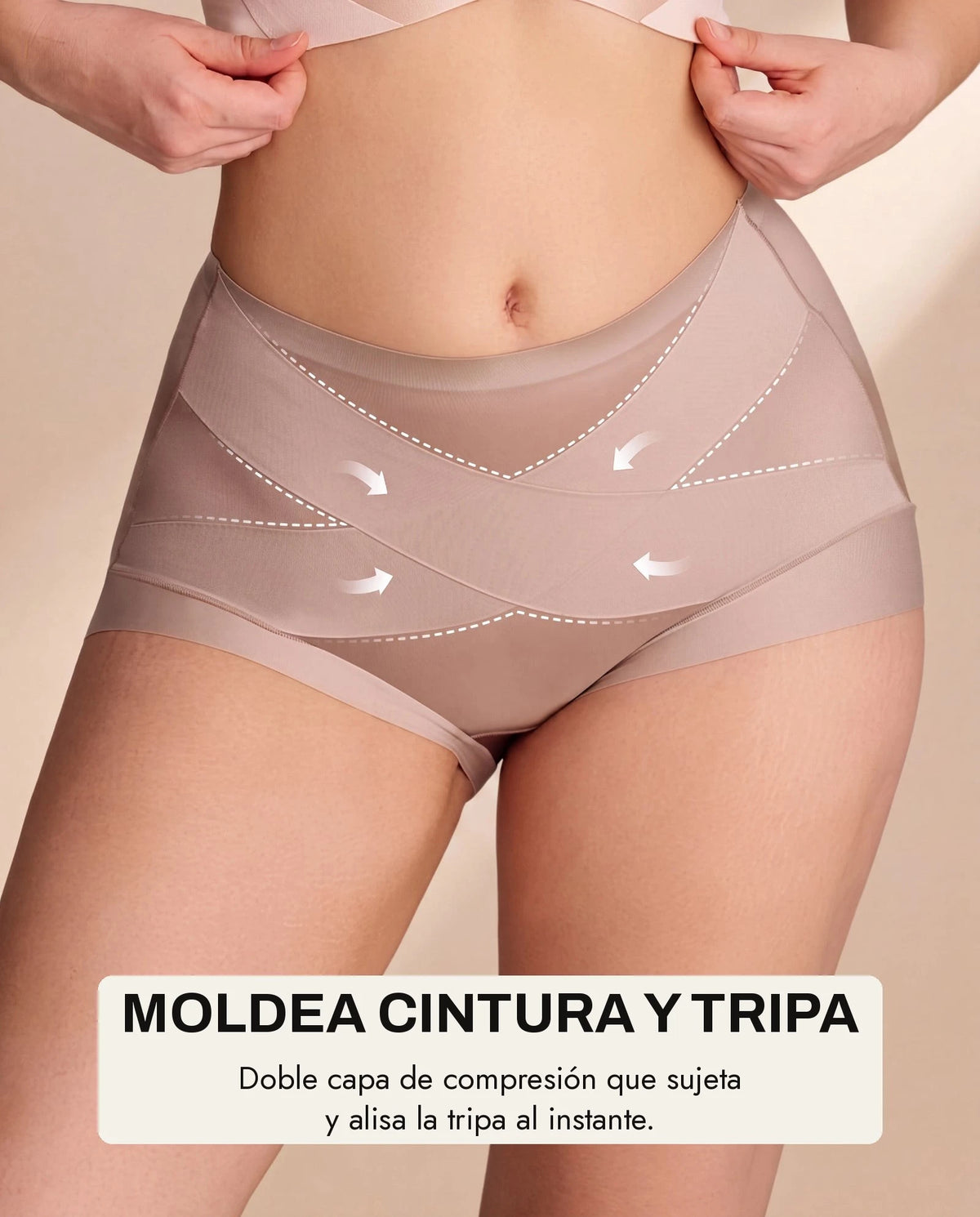 Pack de 6 bragas moldeadoras de tiro alto – imagen 2