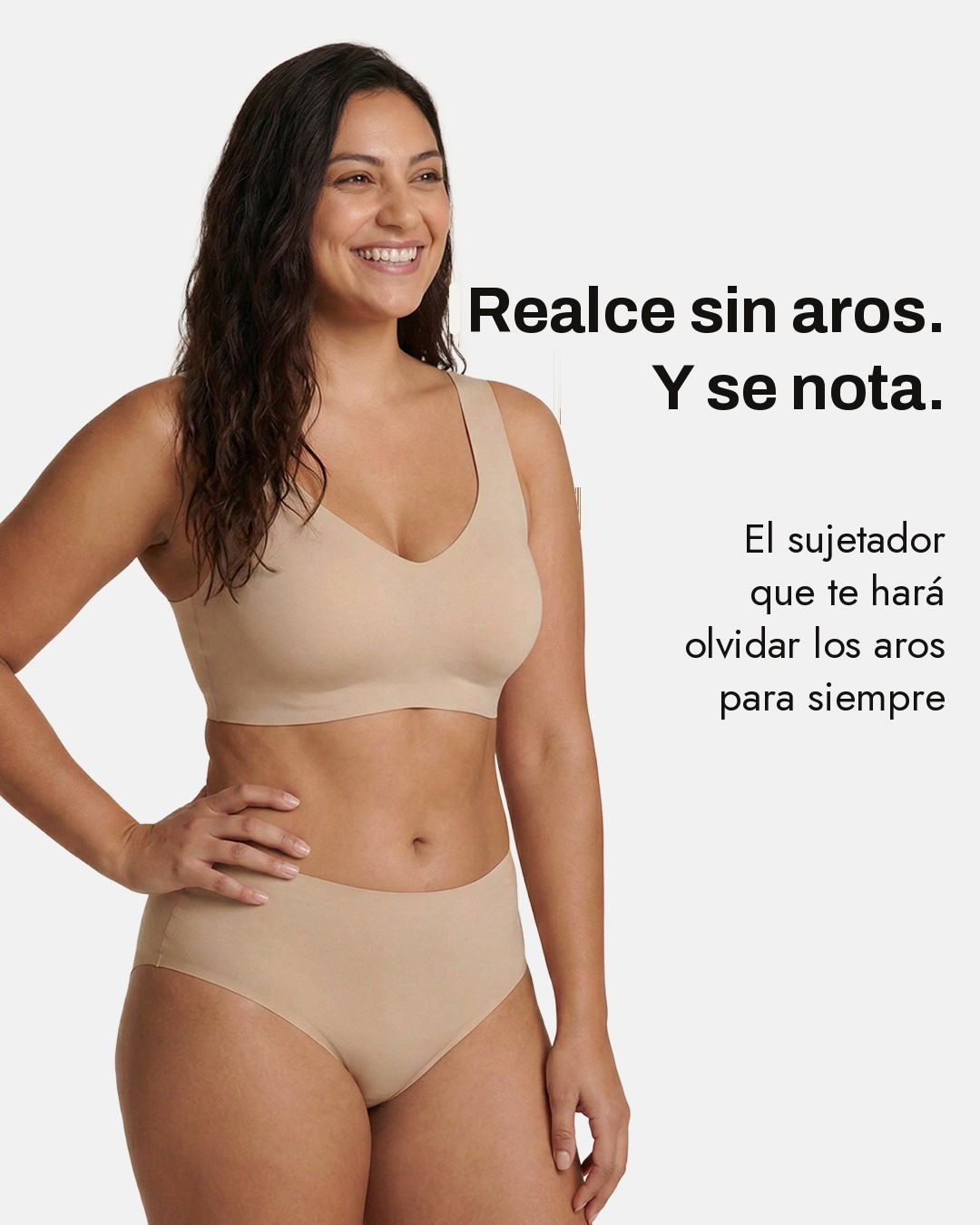 Sujetador push-up sin aros con gel