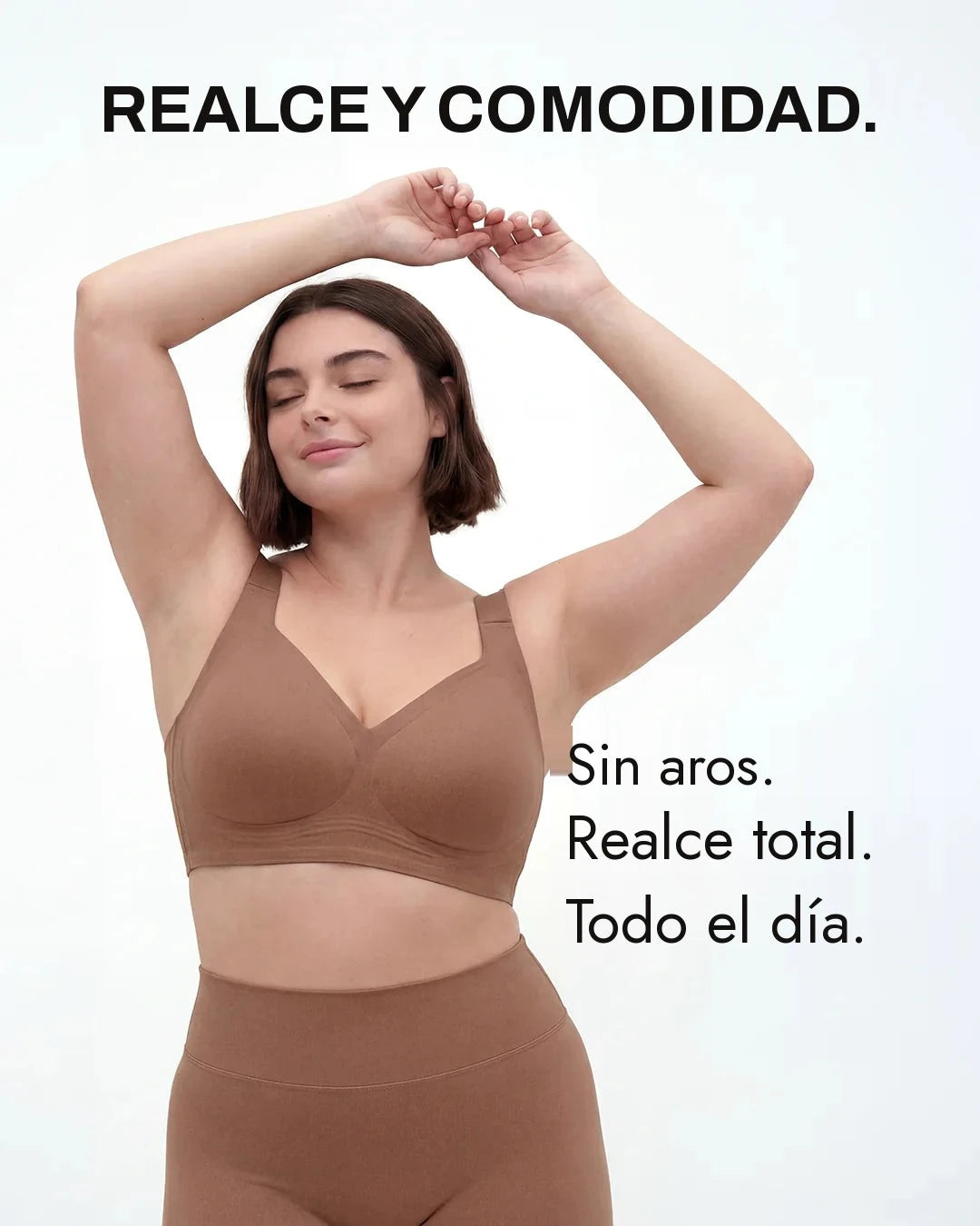 Sujetador sin aros de cobertura total