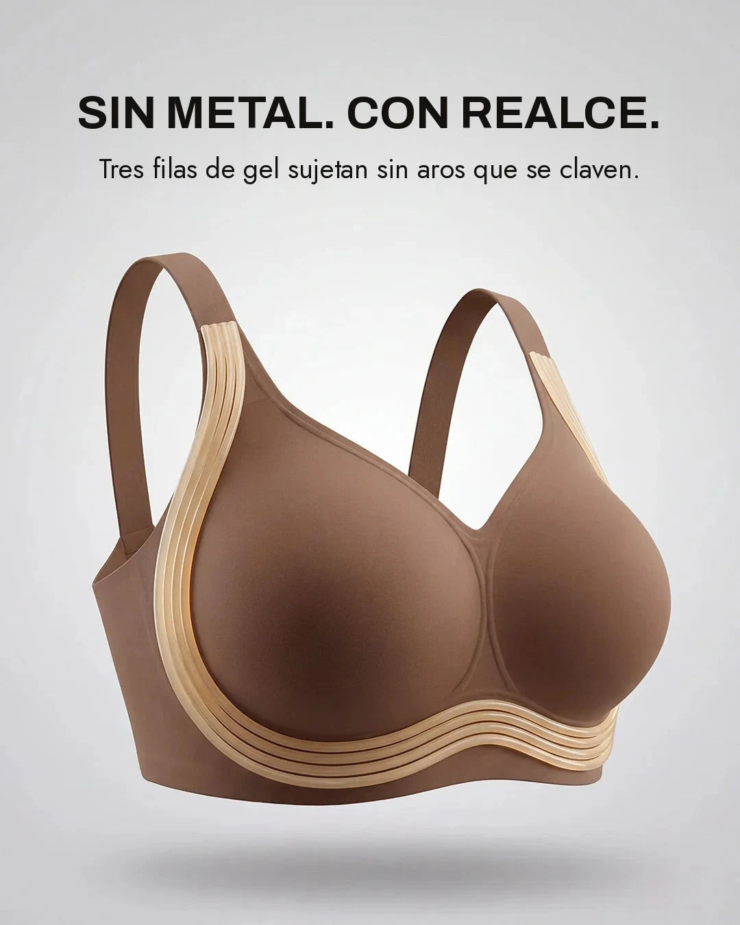 Sujetador sin aros de cobertura total