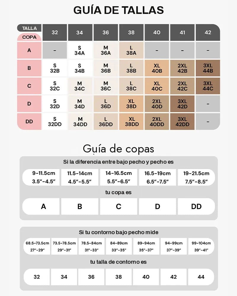 Guía de tallas