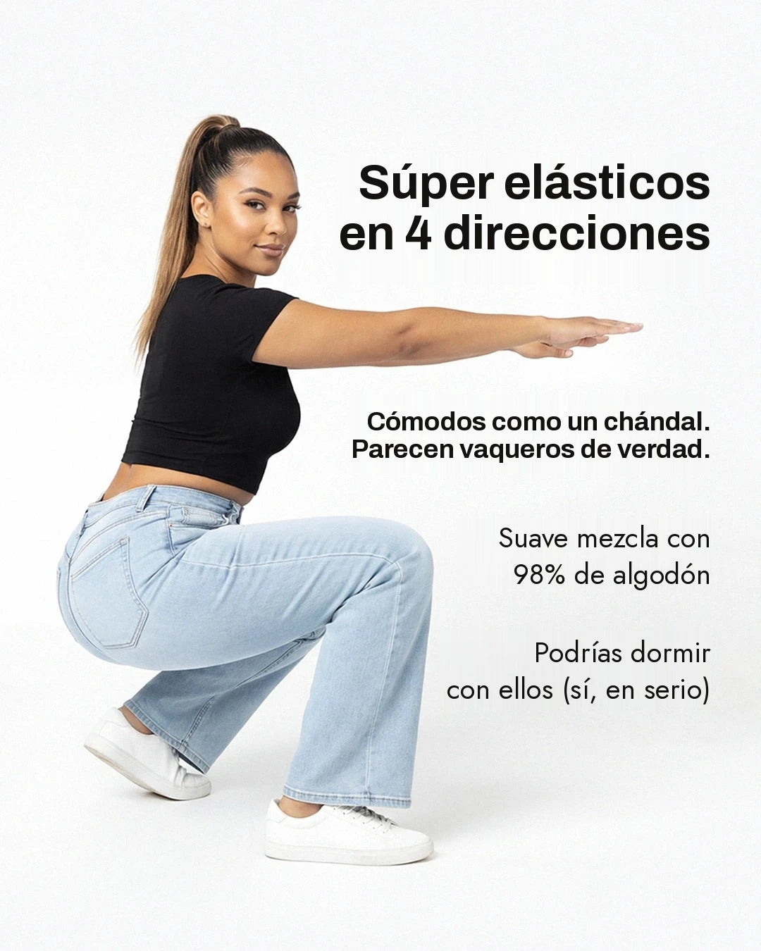 Vaqueros anchos efecto push-up – imagen 6