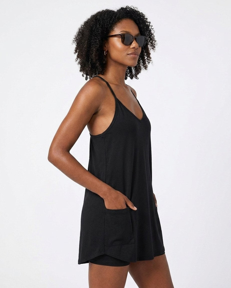 Vestido deportivo con short interior