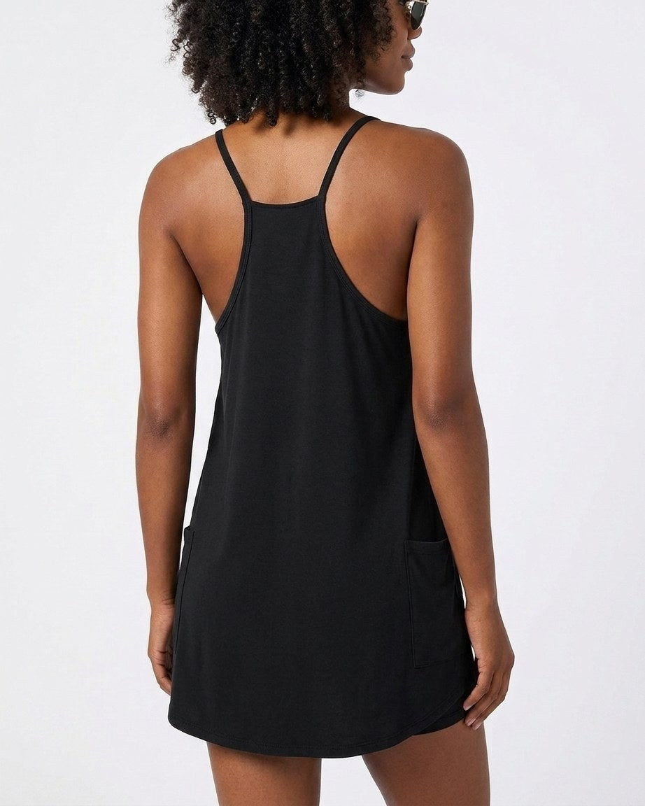 Vestido deportivo con short interior – imagen 4