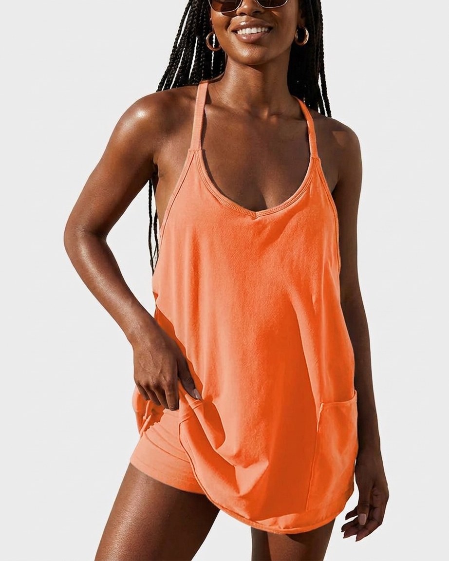 Vestido deportivo con short interior – imagen 9
