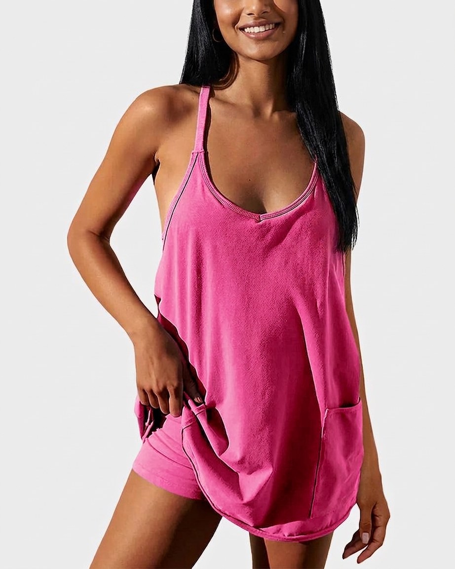 Vestido deportivo con short interior – imagen 10